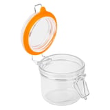VASETTO CONSERVE + CHIUSURA CLIP WAKI GLASS 200 ML Ø 8,3x8,5 CM TRASPARENTE CRISTAL (48 UNITÀ)