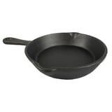 PADELLA SMALTATA  350 ml Ø 16,8(25)x3,4 CM NERO FERRO (12 UNITÀ)