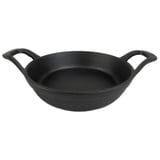 CASSERUOLA ROTONDA  500 ml Ø 16(22,3)x3,7 CM NERO FERRO (8 UNITÀ)