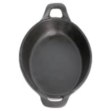 CASSERUOLA OVALE  720 ml 21,5(27,5)x15x4,5 CM NERO FERRO (8 UNITÀ)