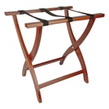 REGGIVALIGIA PIEGHEVOLE SENZA SPONDA ARROW  61x44x60 CM NOCE LEGNO (1 UNITÀ)
