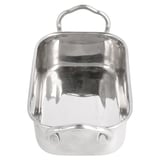 MINI CONTENITORI CON MANICI ARTINOX  14,5x9,5x4,5 CM ARGENTO ACCIAIO INOX (6 UNITÀ)
