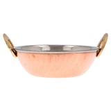 MINI CIOTOLA CON MANICI ARTINOX 510 ML Ø 15x5,5 CM RAME ACCIAIO INOX (6 UNITÀ)