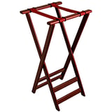 SUPPORTO PER VASSOI   43,5x41x82 CM MARRONE ROSSO LEGNO (1 UNITÀ)