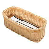 CESTELLI POSATE ALLUNGATE   28x11x10 CM NATURALE PP (4 UNITÀ)