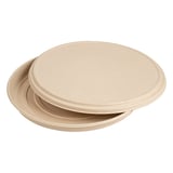 BASI RECIPIENTI PIZZA BIONIC  Ø 35,7x3,3 CM NATURALE BAGASSA (150 UNITÀ)
