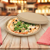 COPERCHI RECIPIENTI PIZZA BIONIC  Ø 36,4x1,9 CM NATURALE BAGASSA (150 UNITÀ)