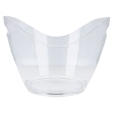 SECCHIELLO OVALE PER GHIACCIO  3300 ML 27x20x20 CM TRASPARENTE ACRILICO (1 UNITÀ)