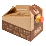 RECIPIENTE PER LIQUIDI  3,1 L - 104,82 OZ  MARRONE CARTONE (25 UNITÀ)