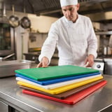 SET DI 6 TAGLIERI IN 6 COLORI   40x30x1 CM COLORI VARIE LDPE (1 UNITÀ)