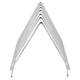 DISPENSER PER 6 TAGLIERE   27,9x30,5x27,7 CM ARGENTO ACCIAIO INOX (1 UNITÀ)