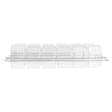 SCATOLA CON ALVEARE PER 12 MACARON   22,5x13,3x5 CM TRASPARENTE PET (75 UNITÀ)