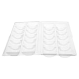 SCATOLA CON ALVEARE PER 12 MACARON   22,5x13,3x5 CM TRASPARENTE PET (75 UNITÀ)