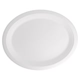 PIATTI OVALI BIONIC  32x25,5x2,1 CM BIANCO BAGASSA (500 UNITÀ)