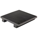 BASE SUSHI BAMBOO  15x15x2,5 CM NERO BAMBÙ (1 UNITÀ)