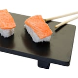 BASE SUSHI BAMBOO  50x23x2,5 CM NERO BAMBÙ (1 UNITÀ)