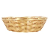 CESTINI SIMILE VIMINI ROTONDI   Ø 18x5 CM NATURALE PP (12 UNITÀ)