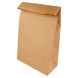 SACCHETTI SOS SENZA MANIGLIA  70 G/M2 20+9x34,5 CM NATURALE KRAFT (500 UNITÀ)