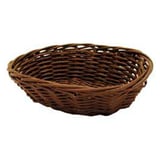 CESTO SIMILE VIMINI OVALE   17x13x5 CM NATURALE PP (12 UNITÀ)