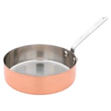 MINI PADELLA ARTINOX  Ø 12x3,5 CM RAME ACCIAIO INOX (6 UNITÀ)