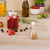 BOTTIGLIA + TAPPO ERMETICO WAKI GLASS 60 ML Ø4,5x10 CM TRASPARENTE CRISTAL (96 UNITÀ)