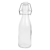 BOTTIGLIA + TAPPO ERMETICO WAKI GLASS 250 ML Ø 5,5x19,5 CM TRASPARENTE CRISTAL (48 UNITÀ)