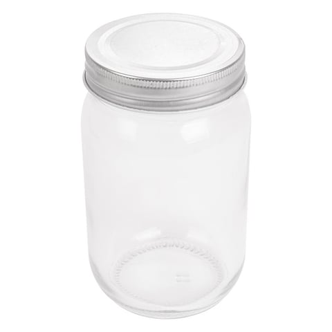 BARATTOLO CON COPERCHIO WAKI GLASS 450 ML Ø 8x13 CM TRASPARENTE CRISTAL (24 UNITÀ)