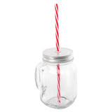 BARATTOLO + COPERCHIO + CANNUCCIA WAKI GLASS 450 ML 10,5x8x13 CM TRASPARENTE CRISTAL (24 UNITÀ)