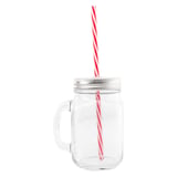 BARATTOLO + COPERCHIO + CANNUCCIA WAKI GLASS 450 ML 10,5x8x13 CM TRASPARENTE CRISTAL (24 UNITÀ)