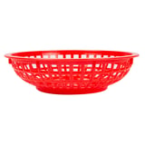 CESTINO ROTONDO   Ø 20x5 CM ROSSO PP (12 UNITÀ)