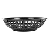 CESTINO ROTONDO   Ø 20x5 CM NERO PP (12 UNITÀ)