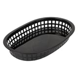 CESTINO ALLUNGATO   28x17,5x4 CM NERO PP (12 UNITÀ)