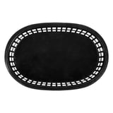 CESTINO ALLUNGATO   28x17,5x4 CM NERO PP (12 UNITÀ)