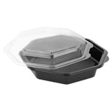 CASSA  680 ML 19x19x5 CM NERO PS (300 UNITÀ)
