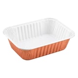 CONTENITORI LACCATI  800 ML 21x14x3,8 CM RAME ALLUMINIO (100 UNITÀ)
