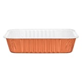 CONTENITORI LACCATI  800 ML 21x14x3,8 CM RAME ALLUMINIO (100 UNITÀ)