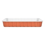 CONTENITORI LACCATI  1190 ML 22,7x17,7x3,6 CM RAME ALLUMINIO (100 UNITÀ)