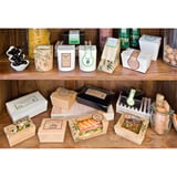 100 FOGLI ETICHETTE ALLUNGATE   Ø 6x12,5 CM KRAFT (1 UNITÀ)