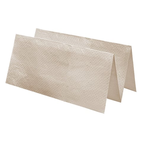 ASCIUGAMANI "ZIGZAG" ECOLABEL 2 STRATI  37 G/M2 22,5x21 CM NATURALE CARTA RICICLATA (4000 UNITÀ)