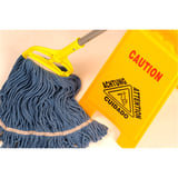 CAVALLETTO SEGNALAZIONE "ATTENZIONE PAVIMENTO BAGNATO"   20x3x62 CM GIALLO HDPE (1 UNITÀ)