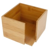 DISPENSER TOVAGLIOLI BAMBOO  13,5x13,5x10 CM NATURALE BAMBÙ (1 UNITÀ)