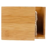 DISPENSER TOVAGLIOLI BAMBOO  13,5x13,5x10 CM NATURALE BAMBÙ (1 UNITÀ)