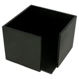 DISPENSER TOVAGLIOLI BAMBOO  13,5x13,5x10 CM NERO BAMBÙ (1 UNITÀ)