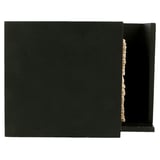 DISPENSER TOVAGLIOLI BAMBOO  13,5x13,5x10 CM NERO BAMBÙ (1 UNITÀ)