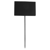 5 U. SPIEDINI LAVAGNA RETTANGOLARE BAMBOO  8x5,4x18 CM NERO BAMBÙ (1 UNITÀ)