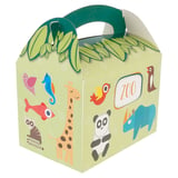 SCATOLE MENU BAMBINI 'ZOO' 320 G/M2 15,50x10,50x17,50 CM QUATRICOMIA CARTONE (300 UNITÀ)