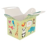 SCATOLE MENU BAMBINI 'ZOO' 320 G/M2 15,50x10,50x17,50 CM QUATRICOMIA CARTONE (300 UNITÀ)