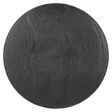 PIATTO RIUTILIZZABILI SIMILE A LAVAGNA   Ø12,8x1,3 CM NERO PS (288 UNITÀ)