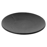 PIATTO RIUTILIZZABILI SIMILE A LAVAGNA   Ø12,8x1,3 CM NERO PS (288 UNITÀ)