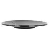 PIATTO RIUTILIZZABILI SIMILE A LAVAGNA   Ø12,8x1,3 CM NERO PS (288 UNITÀ)